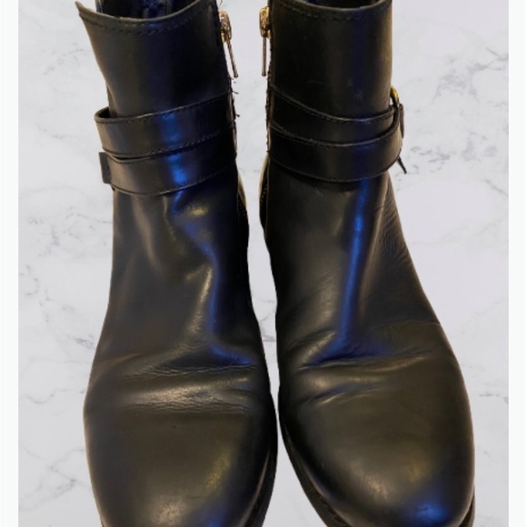 Sperry Black Leather Ankle Boots women's size 8.5 🍂 - Picture 2 of 8